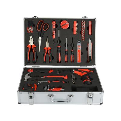 China Aluminum Box for Easy Portability 2022 New Hot Selling 60 Pieces of Professional Tool Kit Hardware Combination Set for Home Repair for sale