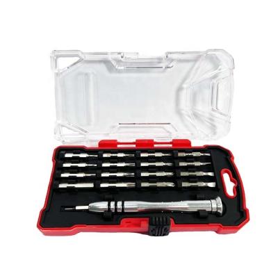 China Convenient storage set of 18 pieces of screwdriver bit handle multifunctional joint combination with storage box for sale