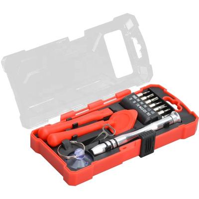 China Easy To Carry 18 Piece Repair Tool Kit Portable Screwdriver Bit Kit Hardware Tool Combination Set For Gift Giving for sale