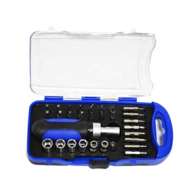 China Convenient Storage Set Of 30 Plug Household Woodworking Hardware Tool Kit Manual Box Auto Repair Kits for sale