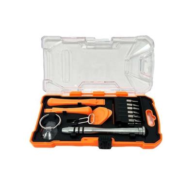 China Easy to Carry 18 Piece Repair Tool Kit Portable Screwdriver Bit Kit Hardware Tool Combo with Storage Box for sale