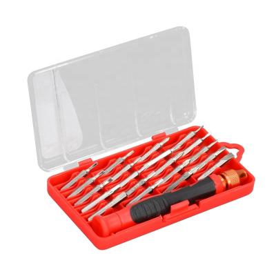 China Current Hot Selling Clock Repair Tool Kit 21Pcs Mini Precision Bits Kits Electronics Screwdriver Tool Kit for sale