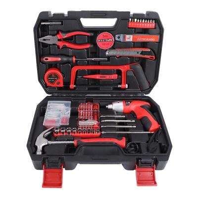 China 126Pieces Household Tool Kit Complete Set Multi Function Household Hardware Toolbox Mechanics Drills Machine Tool Set for sale