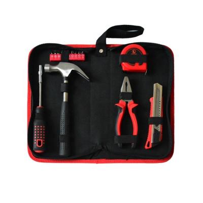 China Convenient Tool Kit Storage Canvas Bag Electrician Tool Kit Carpentry Repair Tool Box Household Hardware Set for sale