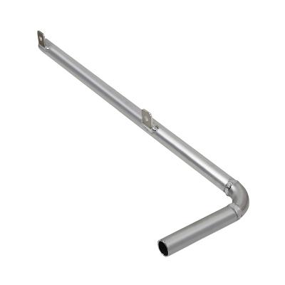 China Chinese Fixed Industrial Parts Suppliers Round Pipe Handrail Support Railing Bracket Aluminum Alloy Fixed Bracket for sale