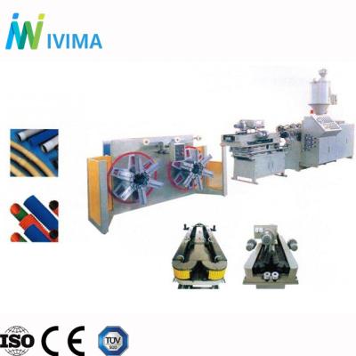 China PIPE quality assurance pe plastic corrugated pipe extruder single wall pipe machine for sale