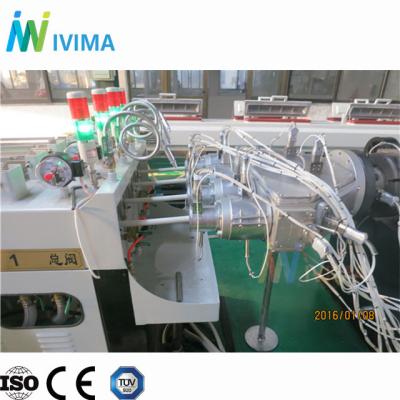 China PIPE Four Cavity PVC Pipe Making Machine / Insulating Tube / Plant Pipe Production Line for sale