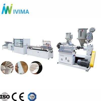 China PIPE PC PMMA LED light tube profile/shade making machine/production line/extruder with 1or2 color à venda