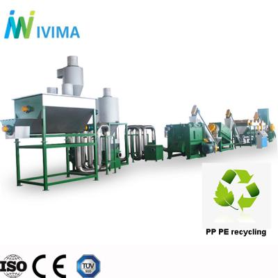 中国 plastic pp pe recycling machine factory/plastic recycling production line/pe film pp recycling washing machine line 販売のため