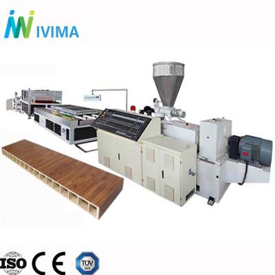 中国 Board PVC WPC Door Panel Making Machine / Production Line / Extrusion Plant For Hollow Door 販売のため