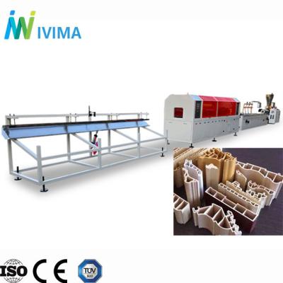 中国 Profile PVC WPC Decking Profile Making Machine/Production Line/Extrusion Plant For Frame Interior Decoration 販売のため