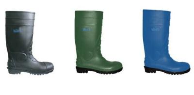 China Rainboots,PVC material,no steel toe and plate,Size UK 4-13,CE EN345:S4,Polyester lining for sale