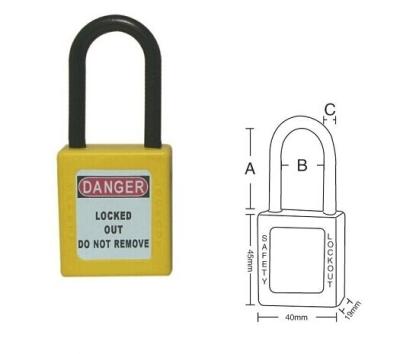 China ABS Safety Padlocks,ABS insulation,Anti-magnetism,Explosion-proof safety padlock for sale