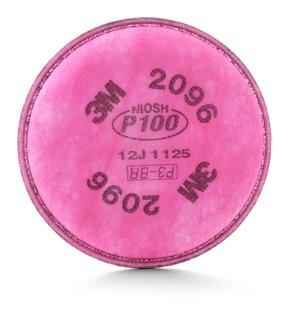 China 3M Particulate Filter 2096, P100 Respiratory Protection, Nuisance Level Acid Gas Relief for sale