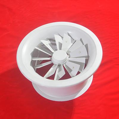 China Easy Installtion Variable Aluminum Alloy Ceiling Air Vent Yaoan Customized Round Round Diffuser For Swirl for sale