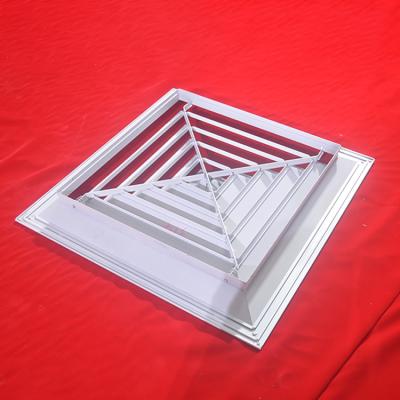 China Powder Coating Powder Coated HVAC Systems And Parts Aluminum Alloy Square Ceiling Air Conditioning Diffuser for sale