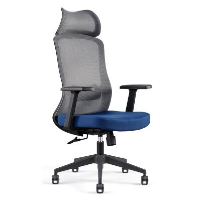 China (Height) Adjustable New Products All Mesh Black High Back Modern Swivel Chinese Certified Ergonomic Office Chair for sale