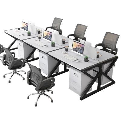 China Eco - Friendly Desk With Multi Seats Staff Workstation Office Workstation for sale