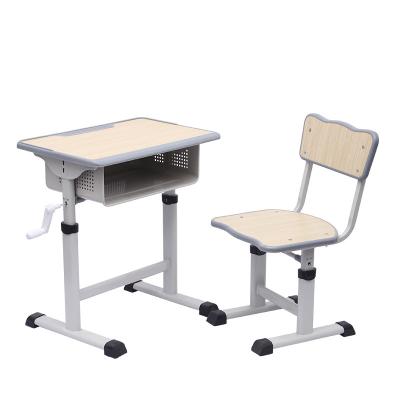 China Environmental Friendly Wholesale Student Desk And Chair Plastic School Furniture for sale