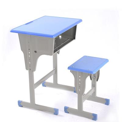 China School Furniture Environmental Friendly Simple Adjustable Plastic Desk for sale