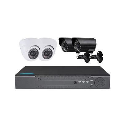 China NIGHT VISION OEM ODM 4 Channel CCTV Camera Kit HD CCTV System For Indoor Skyscraper Dome Camera for sale