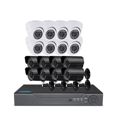 China NIGHT VISION OEM ODM Factory Direct Sale 16 Channel CCTV Camera Kit CCTV System AHD Dvr Kit for sale