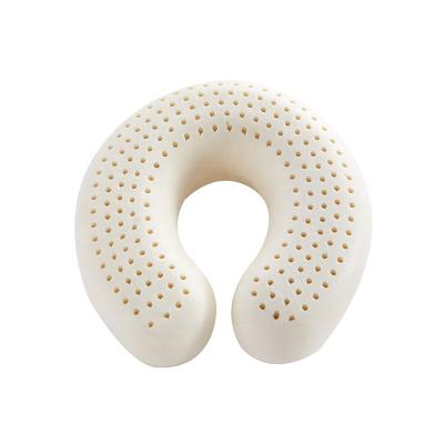 China Anti Dust Mite Latex Foam Pillow Neck U-Shape Pillows For Airplane Neck Support Travel for sale