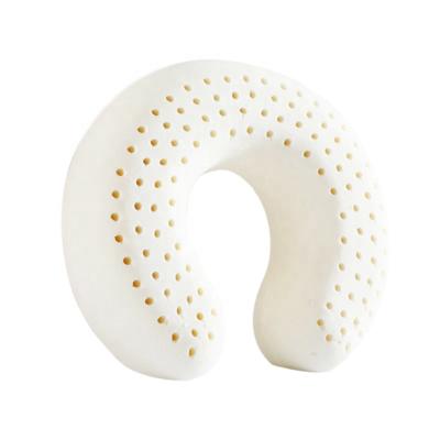 China Anti Dust Mite Natural Latex Neck Care Pillow Airplane Travel Neck Protection O-Shaped, Car, Nap Pillow for sale