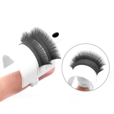 China XIUSUZAKI Eyelash Extension Glue Ring U-shape Ring Adhesive Eyelash Pallet Holder Set Makeup Kit Tool Glue Ring Cup for sale