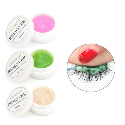 China XIUSUZAKI Eyelash Extension Lash Glue Remover 20g Eyelash Glue Primer Adhesive Hardener Quickly Remove Strong Bond Eyelash Extensions Glue Remover for sale