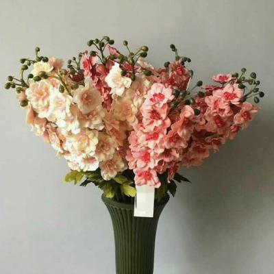 China Wholesale Cheap China Hotel Store Wedding Party Silk Flowers Decoration Artificial Delphinium for sale