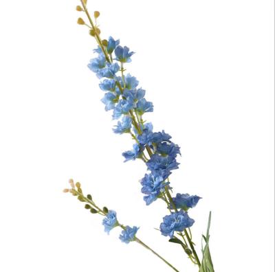 China Wedding Party Shop Hotel Hot Selling Real Touch Artificial Flower Most Popular Delphinium for sale