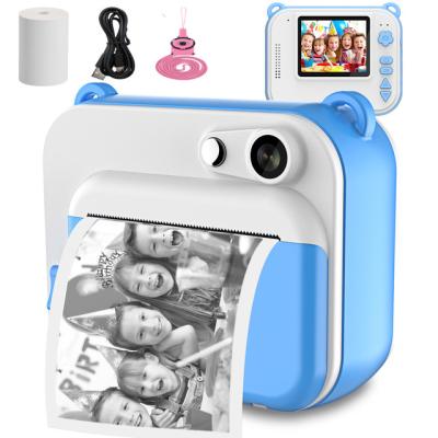 China Instant Recording Function Kids Photo Paper Children Print Camera With Thermal Printer Kid Digital Camera Girl's Toy Child Camera for sale