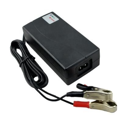 China Standard Output 24V 1500mA AGM GEL SLA Lead Acid Battery Charger 27.8V 29.4V 1.5A for sale