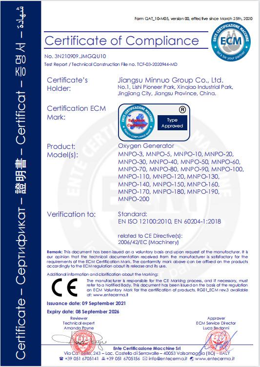 CE - Jiangsu Minnuo Group CO.,Ltd