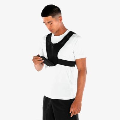 China Adjustable Outdoor Neoprene Reflective Adjustable Wristband with Running Phone Pocket Vest Phone Holder for sale