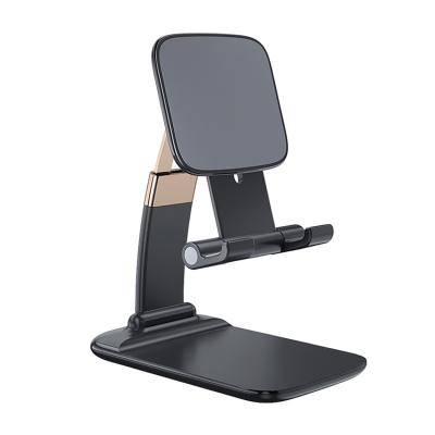 China Adjustable Cell Mobile Portable Desk Adjustable Tablet Metal Accessories Foldable Phone Holder for sale