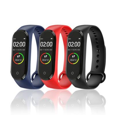 China Touch Screen New Product Heart Rate Monitor Sleep Smart Watch Waterproof Wristband Band Smartwatch M4 for sale