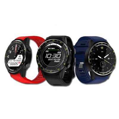 China GPS Navigation With Heart Rate Monitor Camera SIM Card Round GPS Smartwatch F1 Sport Smart Watch for sale