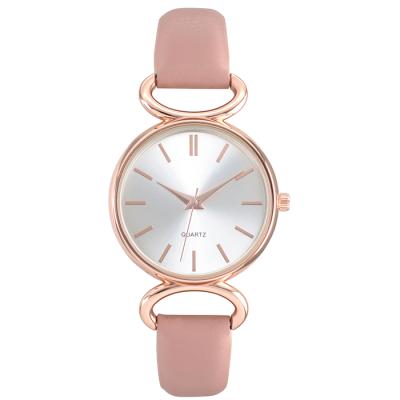 China Promotional Water Resistant Custom Design Colorful Lady Hand Leather Strap Wrist Watch for sale