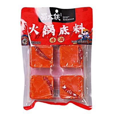 China Wholesale 320g Spicy Beef Tallow Seasoning Hot Pot Soup Base High Quality 11 Seasoning Hot Pot Condiment for sale