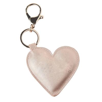 China Leather Plastic Glitter Motel Key Chain Acrylic Custom Printing Heart Shape Hotel Key Chain Glitter for sale