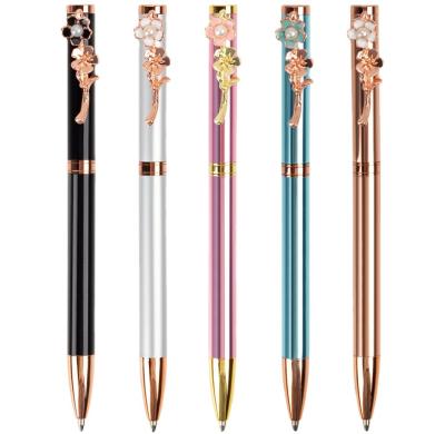 China office & School Pen Korea Style Full Color Flower Oriental Cherry Pens for sale