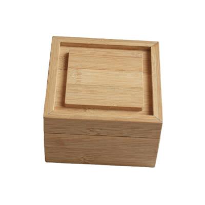 China Fashion Wooden Ring Olive Wood Jewelry Soild Wood Ring Boxes for sale