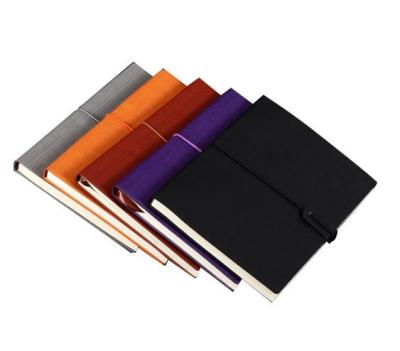 China PU Material Printed Logo Custom Notebook for sale