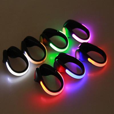 China Fashion Hot Selling Colorful Led Shoe Clip , Outdoor Sports Safety Lightweight Led Shoe Clip for sale