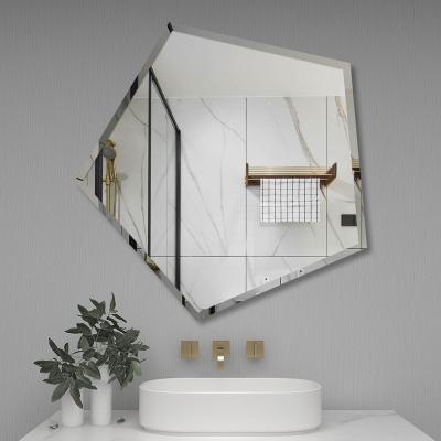 China Minimalist Wall Mounted Round Frameless Led Mirror For Bathroom for sale