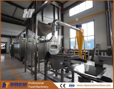 China Splitting Peanut Processing Machines 3.37kw Auto Peanut Skin Removing Machine for sale