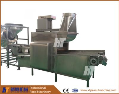 China Automatische Pinda Frituurmachine 200kgs/H Noten Continue Friteuse Lijn Te koop