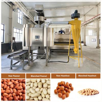 China Innovative Industrial Cooling Peanut Blanching Machine With 85% Whole Kernel Rate for sale